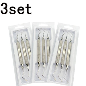 Dental Jagged Curette High quality stainless steel Professional Implant Instrument Tools Periodontal Curette Bone Curettes Perio