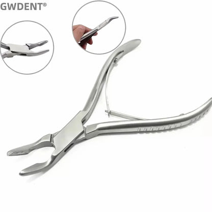 Dental Orthodontic Instrument Curved Bone Rongeur Dental Rongeur Forcep Dental Plier Dentist Surgery Surgical Tools