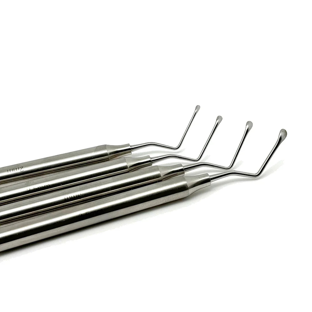 Dental Scaler Gracey Curette Periodontal Bone Curettes Perio Dental Tooth Cleaning Dentistry Surgical Implant Tool