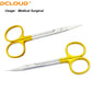 Dental Surgical Scissors Stainless Steel 11.5cm Needle Holder Plier Straight/Curved Tip Head Scissors Forceps Medical Tools