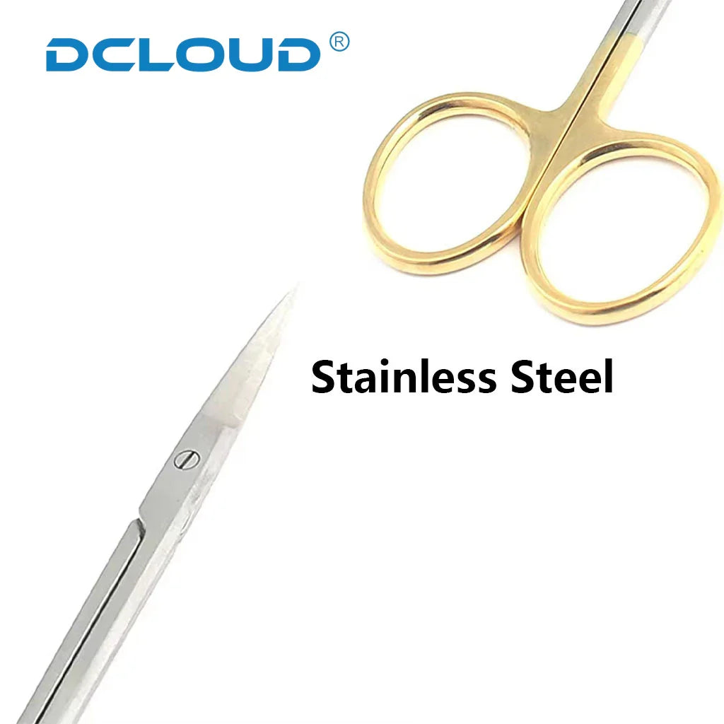 Dental Surgical Scissors Stainless Steel Dentistey Tools Straight Curved Tips Operating Scissors Odontología Forceps