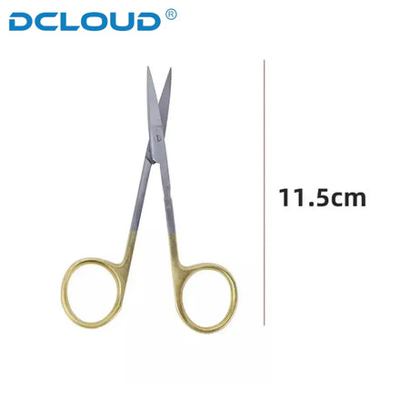 Dental Surgical Scissors Stainless Steel Dentistey Tools Straight Curved Tips Operating Scissors Odontología Forceps