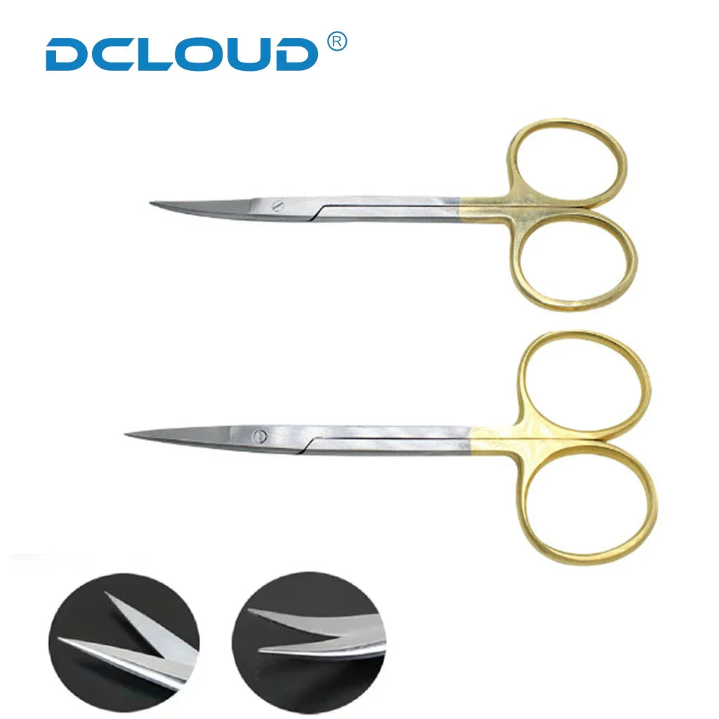 Dental Surgical Scissors Stainless Steel Dentistey Tools Straight Curved Tips Operating Scissors Odontología Forceps
