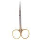 Dental Surgical Scissors Straight/Curved Tip Forceps Stainless Steel Gold Plated Handle Dentist Tools Dentistry Lab Instrument