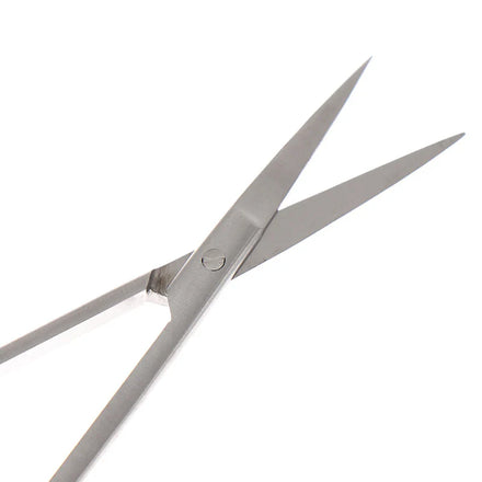 Dental Surgical Scissors Straight/Curved Tip Forceps Stainless Steel Gold Plated Handle Dentist Tools Dentistry Lab Instrument