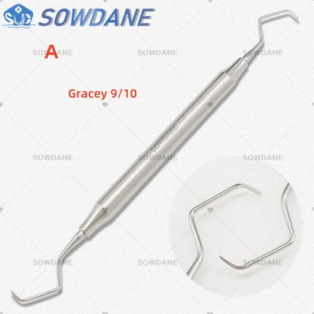 Dental Tooth Cleaning Scaler Dental Professional Gracey Curette Periodontal Bone Curettes Perio Dental Instrument Tool Hand use