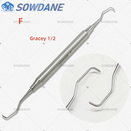 Dental Tooth Cleaning Scaler Dental Professional Gracey Curette Periodontal Bone Curettes Perio Dental Instrument Tool Hand use