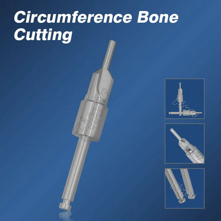 Dental Trephine Drill Bur Tissue Punch Bone Saw Disk Dental Bone Harvest Drill Dental Countersunk Drill Abutment Bone Remove