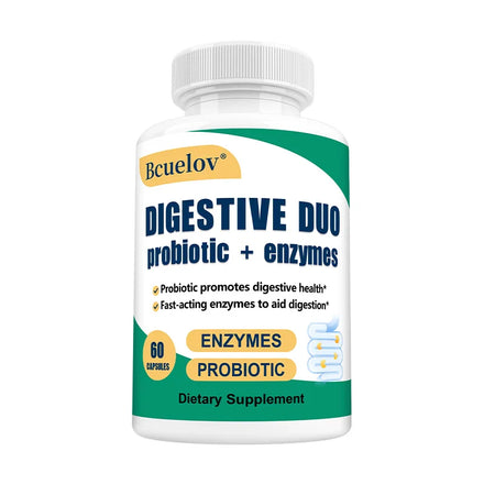 Digestive Enzyme Probiotic Capsules, Supports Gut Health, Immunity and Relieve Bloating, Promote Nutrition Digestion Supplement