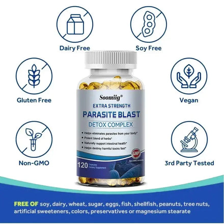 Digestive Supplement, Detox, Supports Gut Health - Relieves Constipation, Bloating and Diarrhea, Cleanses and Detoxifies