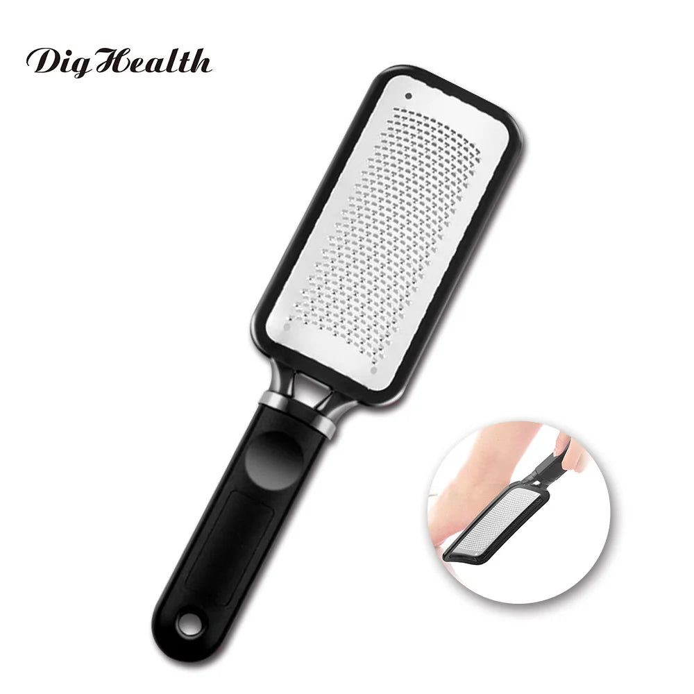 Dighealth Stainless Steel Foot Rasp File Foot The Feet Pedicure Rasp Remover Foot File Callus Remover Scrub Manicure Nail Tools