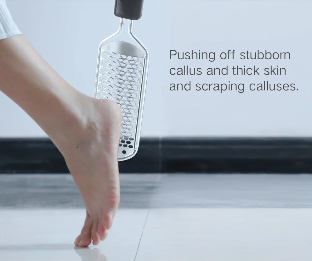Dighealth Stainless Steel Foot Rasp File Foot The Feet Pedicure Rasp Remover Foot File Callus Remover Scrub Manicure Nail Tools