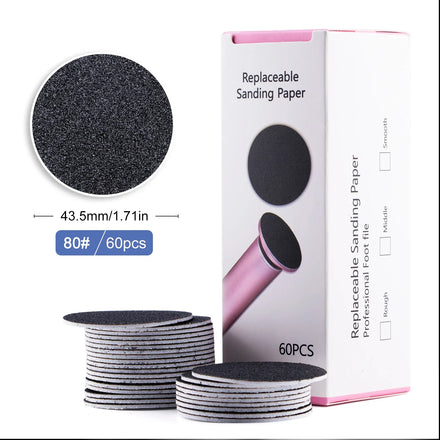 Disc Feet Rasp Cuticle Callus Remove Tool For Electric Pedicure Pads Hard Dead Skin Pedicure Tools Replaceable Sandpaper