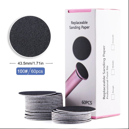 Disc Feet Rasp Cuticle Callus Remove Tool For Electric Pedicure Pads Hard Dead Skin Pedicure Tools Replaceable Sandpaper