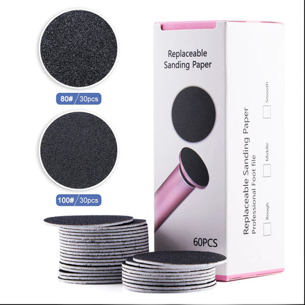 Disc Feet Rasp Cuticle Callus Remove Tool For Electric Pedicure Pads Hard Dead Skin Pedicure Tools Replaceable Sandpaper