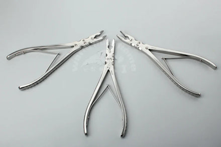 Double Jointed Rongeur Medical Stainless Steel Double Action Bone Rongeur 180mm 240mm Orthopedics Veterinary Instruments