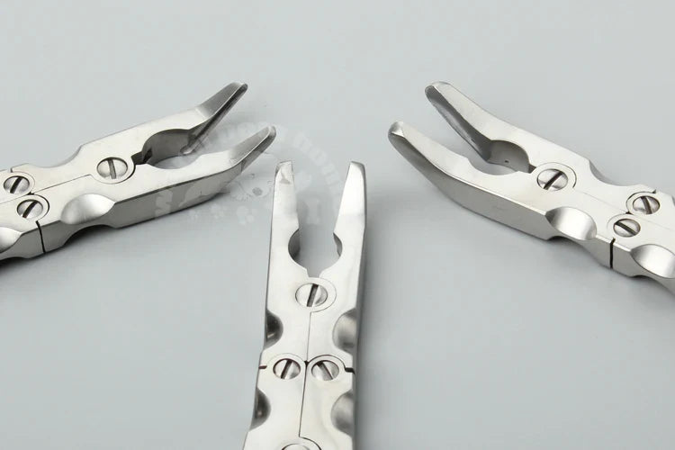Double Jointed Rongeur Medical Stainless Steel Double Action Bone Rongeur 180mm 240mm Orthopedics Veterinary Instruments
