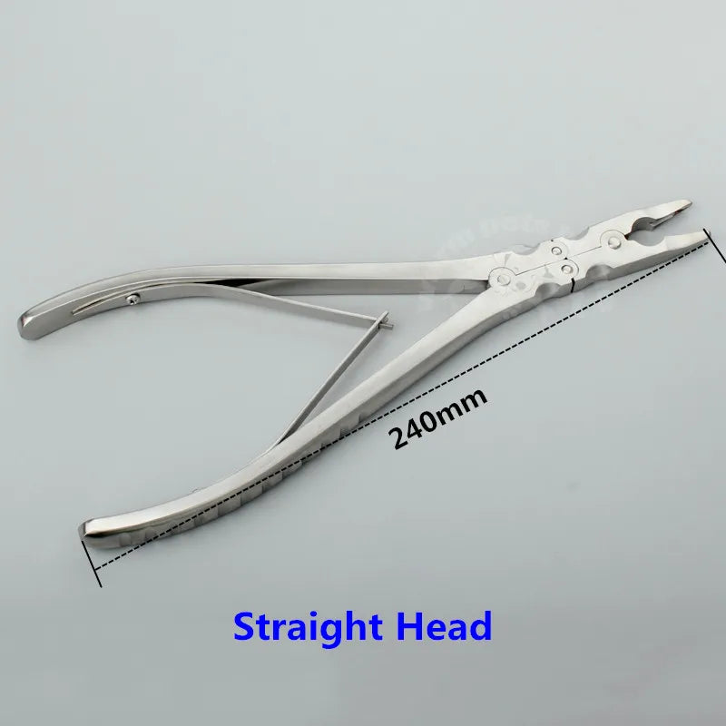 Double Jointed Rongeur Medical Stainless Steel Double Action Bone Rongeur 180mm 240mm Orthopedics Veterinary Instruments