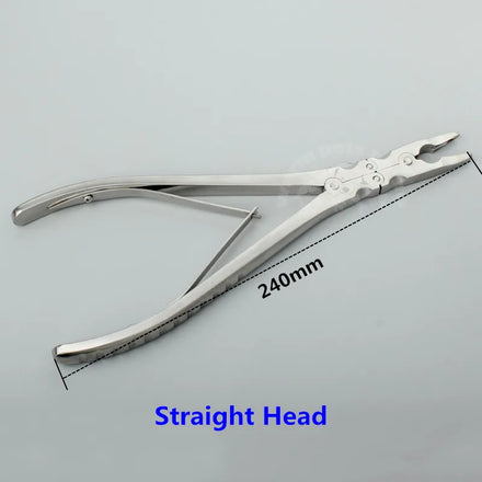 Double Jointed Rongeur Medical Stainless Steel Double Action Bone Rongeur 180mm 240mm Orthopedics Veterinary Instruments
