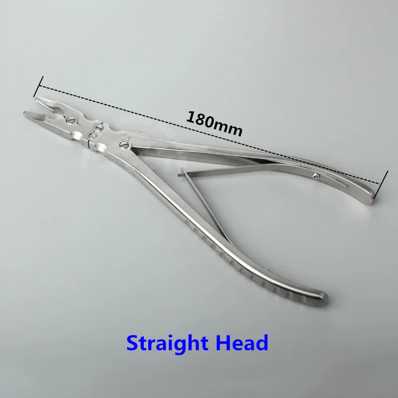 Double Jointed Rongeur Medical Stainless Steel Double Action Bone Rongeur 180mm 240mm Orthopedics Veterinary Instruments