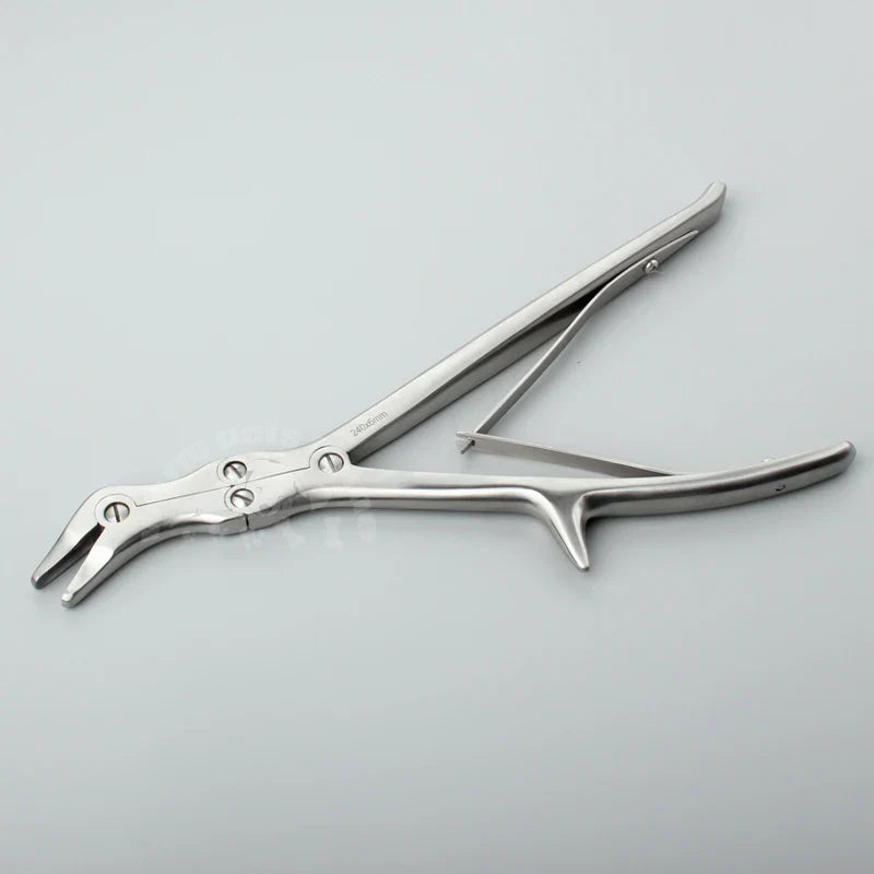 Double Jointed Rongeur Medical Stainless Steel Double Action Bone Rongeur 180mm 240mm Orthopedics Veterinary Instruments