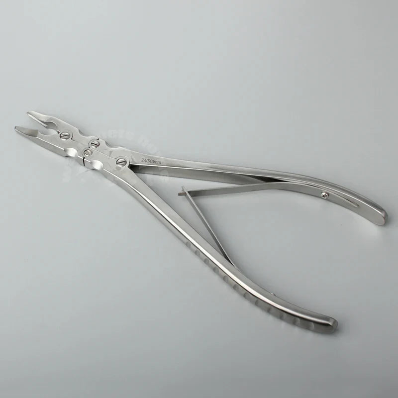 Double Jointed Rongeur Medical Stainless Steel Double Action Bone Rongeur 180mm 240mm Orthopedics Veterinary Instruments