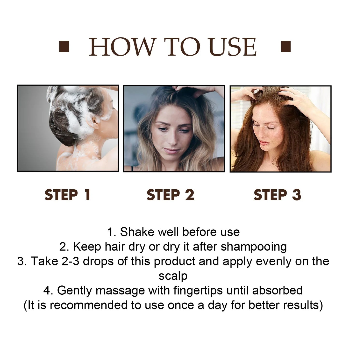 EELHOE Hair Growth Serum Thicken Anti Hair Loss Damaged Thinning Repair Dry Scalp Treatment Keratin Nourishing Essence Products