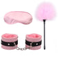 Erotic Bdsm Set Leather Plush Bondage Kit Handcuffs Feather Blindfold Flirt Exotic Accessories Couples Adult Games