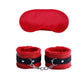 Erotic Bdsm Set Leather Plush Bondage Kit Handcuffs Feather Blindfold Flirt Exotic Accessories Couples Adult Games