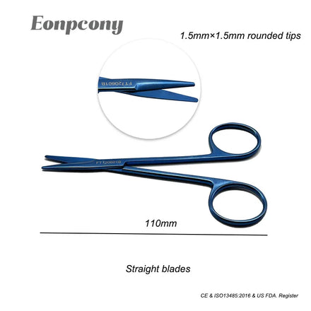 Eye Scissors Stevens Tenotomy Scissors Enucleation Scissors Opthalmic Surgical Instrument