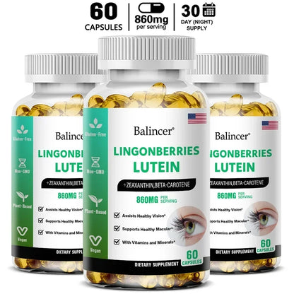 Eye Supplement with Lutein and Vitamins A C E and Zinc To Promote Eye Health and Zeaxanthin To Filter Blue Light