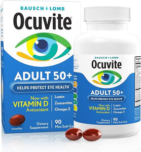 Eye Vitamin & Mineral Supplement, Contains Zinc, Vitamins C, E, Omega 3, Lutein, & Zeaxanthin, 90 Softgels (Packaging May Vary) in Pakistan