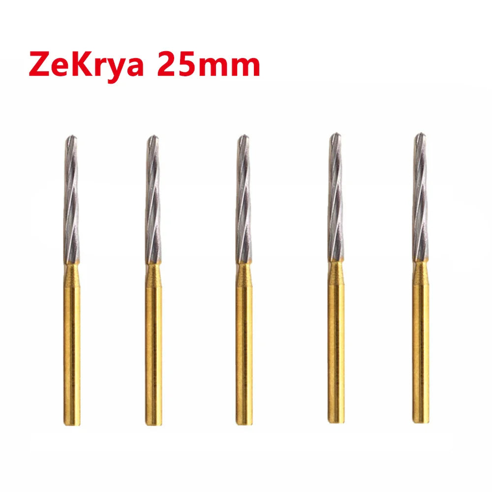 FG Zekrya Carbide Tungsten Bone Cutters Burs Dental Drill Endo Z Tooth Extraction Burs For High Speed Handpiece 21mm 25mm 28mm