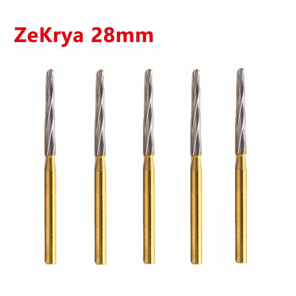 FG Zekrya Carbide Tungsten Bone Cutters Burs Dental Drill Endo Z Tooth Extraction Burs For High Speed Handpiece 21mm 25mm 28mm