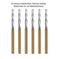 FG Zekrya Dental Carbide Burs Tungsten Bone Cutters Burs Titanium Dental Tungsten Carbide Bur 28mm Drill Tooth Extraction Burs