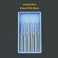 FG Zekrya Dental Carbide Burs Tungsten Bone Cutters Burs Titanium Dental Tungsten Carbide Bur 28mm Drill Tooth Extraction Burs