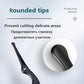 Facial Hair Scissors Rounded Professional Stainless Steel Mustache Nose Hair Beard Eyebrows Eyelashes Trimming Clippers
