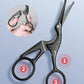 Facial Hair Scissors Rounded Professional Stainless Steel Mustache Nose Hair Beard Eyebrows Eyelashes Trimming Clippers