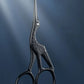 Facial Hair Scissors Rounded Professional Stainless Steel Mustache Nose Hair Beard Eyebrows Eyelashes Trimming Clippers