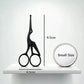 Facial Hair Scissors Rounded Professional Stainless Steel Mustache Nose Hair Beard Eyebrows Eyelashes Trimming Clippers