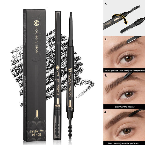 Fog Sense Three In One Eyebrow Pencil Waterproof Smear-proof in Pakistan