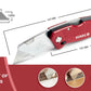 Folding Knife Replaceable Utility Knife for Cable Cartons Carboard Boxes Cutter Handle Knife Blades Outdoor Hand Tool