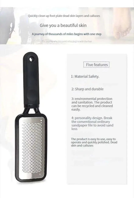 Foot File Scrubber Professional Rasp Heel Grater Hard Dead Skin Callus Remover Pedicure Feet Care Tools