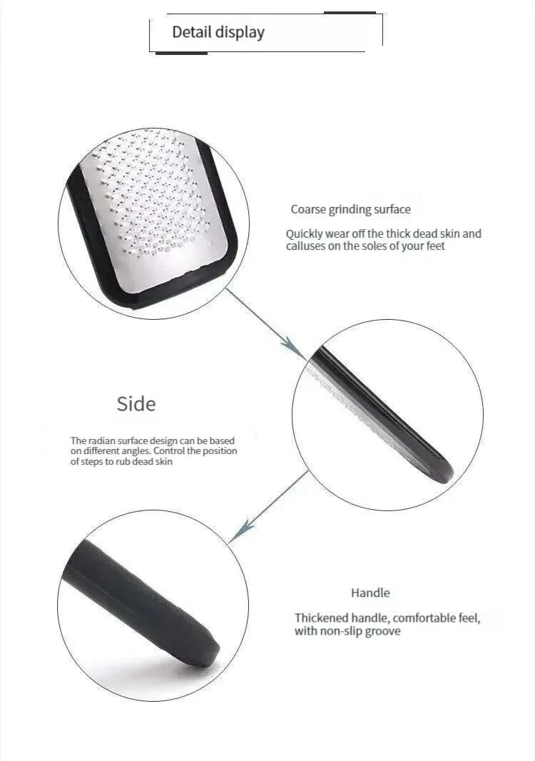 Foot File Scrubber Professional Rasp Heel Grater Hard Dead Skin Callus Remover Pedicure Feet Care Tools