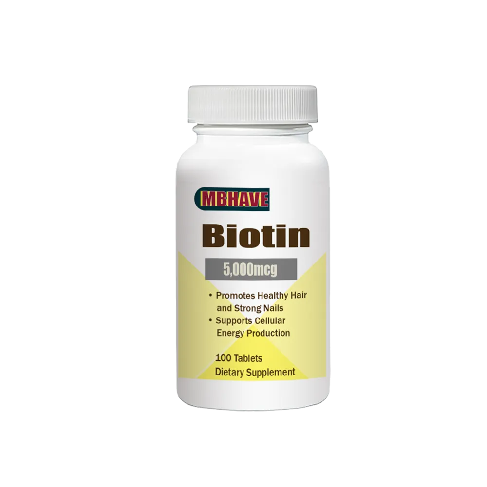 Free Shipping MBHAVE  BIOTIN Promotes Healthy Hair and Strong Nails Supports Cellular Energy Production