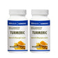 Free shipping TURMERIC 500mg 40pcs May slow or prevent blood clots Reduces depression symptoms