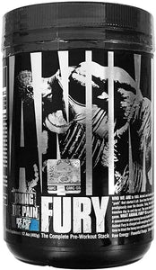 Fury - Pre Workout Powder Supplement for Energy and Focus - 5g BCAA, 350mg Caffeine, Nitric Oxide, Without Creatine - Powerful Stimulant for Bodybuilders - Ice Pop, 30 count in Pakistan