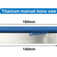 GREATLH Bone Saw Ultra-thin Saw Blade Hand-held Manual Bone Saw 18cm Orthopedic Veterinary Instrument