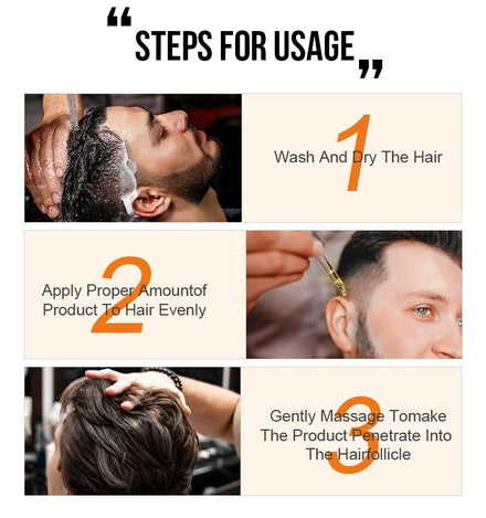 Ginger Hair Growth Products Fast Growing Hair Essential Oil Natural Anti Hair Loss Prevent Hair Dry Frizzy Damaged Repair Care