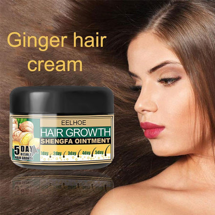Ginger Oil Vitamin E Oil Hair Growth Cream Moisturizing Care Essence Hair Scalp Loss Massage Treatment Hair Conditioner H8O6